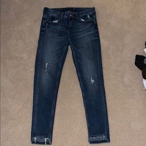 Denim skinny jeans